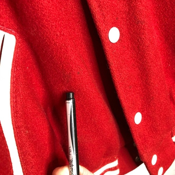 RARE ☀️GAME Sportswear Moon Varsity Wool Blend Jacket - Picture 11 of 13